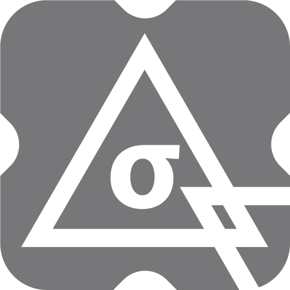 IHBT-Logo mit Dreieck und Sigma-Symbol