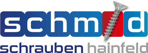 Logo von Schmid Schrauben Hainfeld mit stilisierter Schraube
